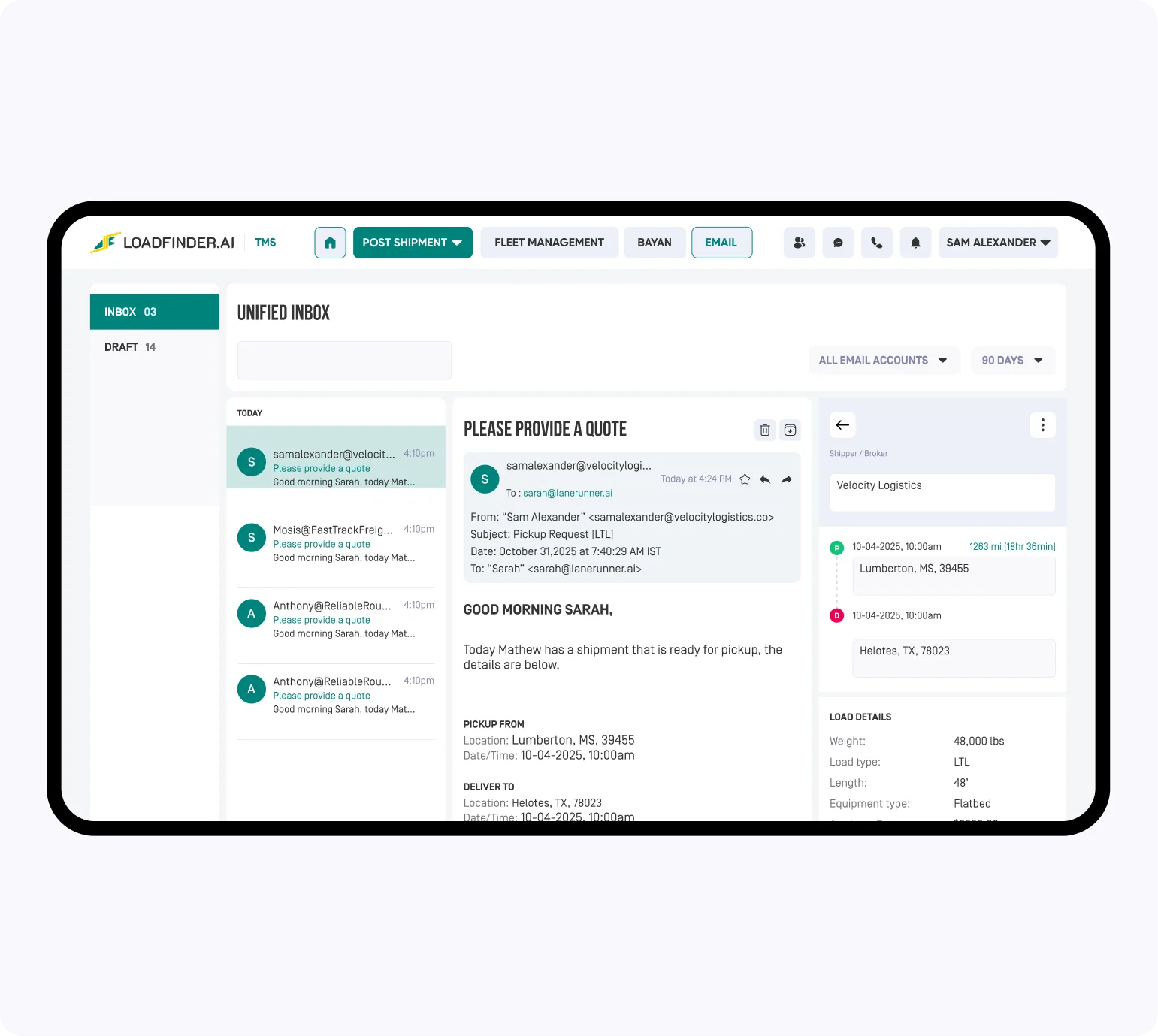 Auto Load Software Best AI Load Board Software| 100% Customizable